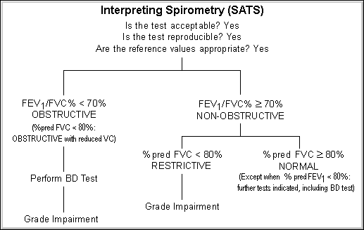 Spirometry Results Chart