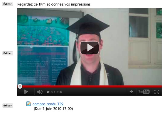 Insertion video